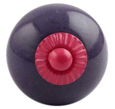 Purple Round Pink Fitting Ceramic Knob